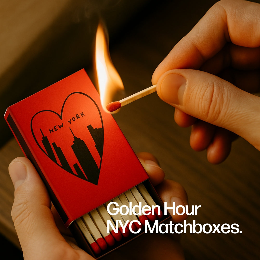 NYC Has My Heart Matchboxes (Limited Edition Sets of 3)