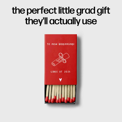 Class of 2025 Custom Matchbox (Set of 3)