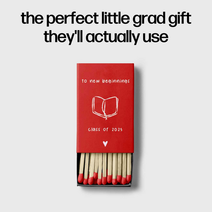Class of 2025 Custom Matchbox (Set of 3)