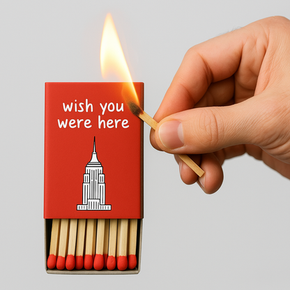 Wish You Were Here NYC Matchboxes (3 Pack)