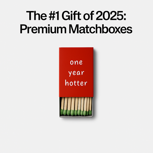 One Year Hotter Birthday Matchboxes (Set of 3 Boxes)